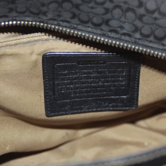 Coach 12345 Signature Gallery Tote Black Purse - Picture 5 of 6